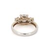 "Wholesaler Closing Down Must Be Sold" 14K White/Rose Gold and Diamond, Trilogy Style Ring - 4