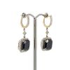 "Wholesaler Closing Down Must Be Sold" 14K Yellow Gold, Black Diamond, Halo Drop Earrings - 3