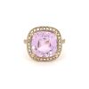 "Wholesaler Closing Down Must Be Sold" 14K Rose Gold, 9.79ct Kunzite and Diamond, Halo Cocktail Ring - 2