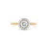 "Wholesaler Closing Down Must Be Sold" 18K Yellow & White Gold, Diamond Halo Ring - 2