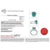 "Wholesaler Closing Down Must Be Sold" 14K White Gold, Emerald and Diamond, Halo Ring - 5