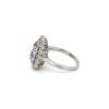 "Wholesaler Closing Down Must Be Sold" 14K White Gold, Kunzite and Diamond, Halo Ring - 3