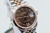 Rolex Ladies Datejust 31mm Everose Gold Two Tone Chocolate Dial 2021 Box and Papers - 4