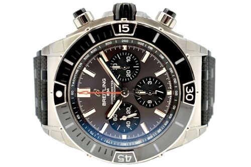 Breitling Chronomat BO1 44 AB0136 Fully Stickered Grey Dial 2023 Box and Papers