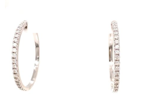 Diamond Hoops Grande