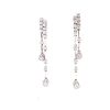 "Eden Cascade" Diamond Earrings in 18K White Gold - 2