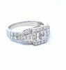 "Retailer Liquidation" 18K White Gold Cluster Style Diamond ring - 3