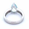 "retailer liquidation Brand New" Aquamarine and Diamond ring 18K - 5