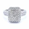 "Retailer Liquidation" Brand New 14k Cluster Diamond ring - 2