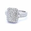 "Retailer Liquidation" Brand New 14k Cluster Diamond ring - 4