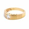 18K Yellow Gold Diamond ring - 4