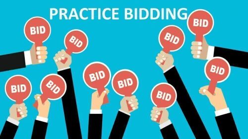 PRACTICE BIDDING & MAX BID EXPLAINED