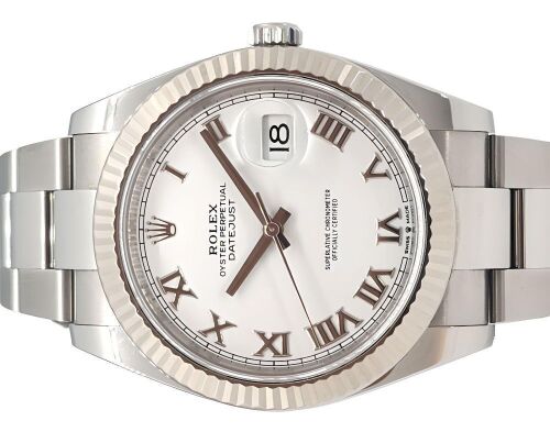 Rolex Datejust 41 White Roman 41mm - 2019