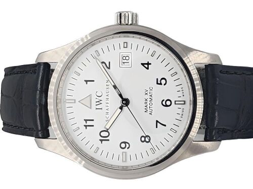 IWC Rare Mark XV Pilot White Dial 38mm - 2002