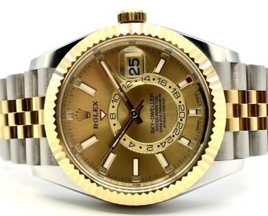 Rolex Sky-Dweller Two Tone Champagne Dial 42mm - 2021