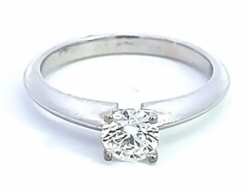 "Retailer Liquidation Brand New" 18k White gold Diamond Ring 0.50ct round Brilliant