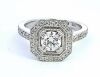 "Retailer Liquidation Brand New" 18 K White Gold Diamond ring