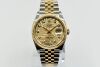 Rolex Datejust 36mm Two Tone Yellow Gold Palm Motif Diamond Dial - 2023 - 2