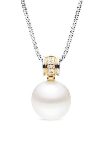 Pearl Pendant 18ct Yellow and White Gold - Stella