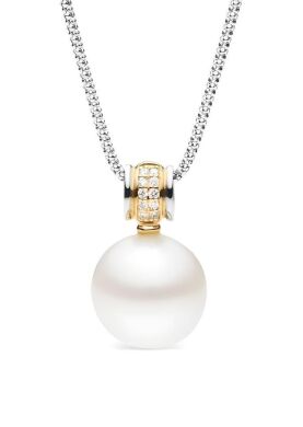 Pearl Pendant 18ct Yellow and White Gold - Stella