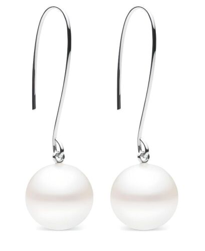 Pearl Earrings 18ct White Gold - Elle