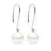 Pearl Earrings 18ct White Gold - Elle - 2