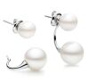 Pearl Earrings 18ct White Gold - Pharie