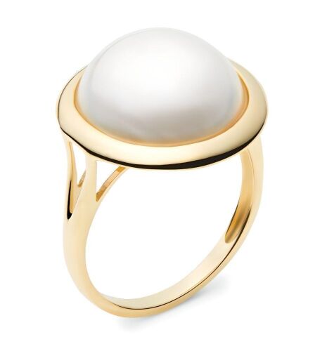 Pearl Ring 14ct Yellow Gold - Chelsea