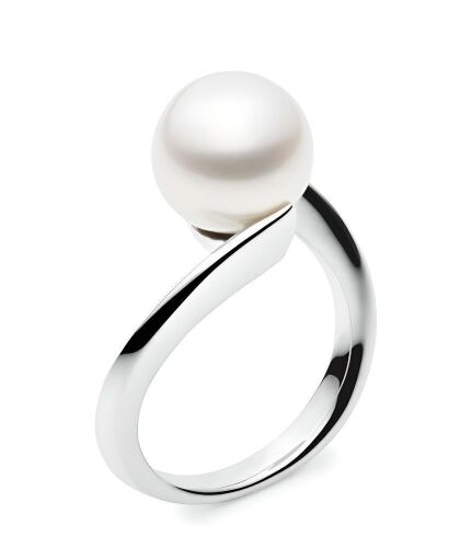 Pearl Ring 18ct White Gold - Cara