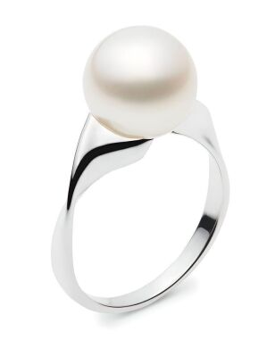 Pearl Ring 14ct White Gold - Miranda