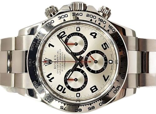 Rolex Daytona Racing Dial 18K White Gold 2007, Box and Papers