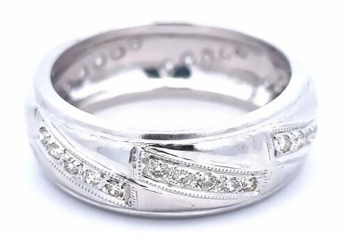 Retailer Liquidation Brand New 18K White Gold and Diamond Ring