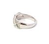 "Wholesaler Closing Down Must Be Sold" 18K White Gold and Diamond crossover ring - 2