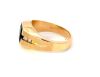 Black Onyx and Diamond Man's Ring in 14K Yellow Gold - 2