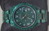 ROLEX DATEJUST 41MM SYNTHETIC GEMSTONES GREEN MK1259 - 2