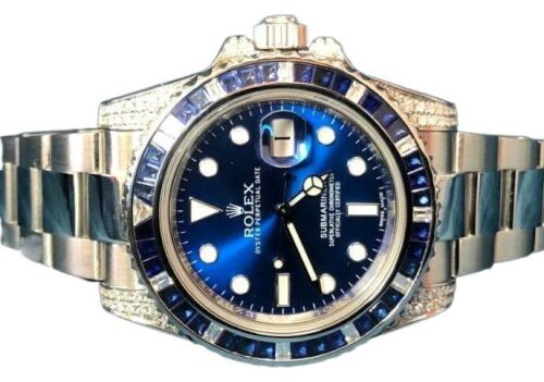 ROLEX SUBMARINER ICED OUT WATCH