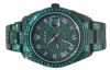 ROLEX DATEJUST 41MM SYNTHETIC GEMSTONES GREEN MK1259