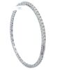 "Retailer Liquidation Brand New"18k white gold Diamond Bangle with 61 stones