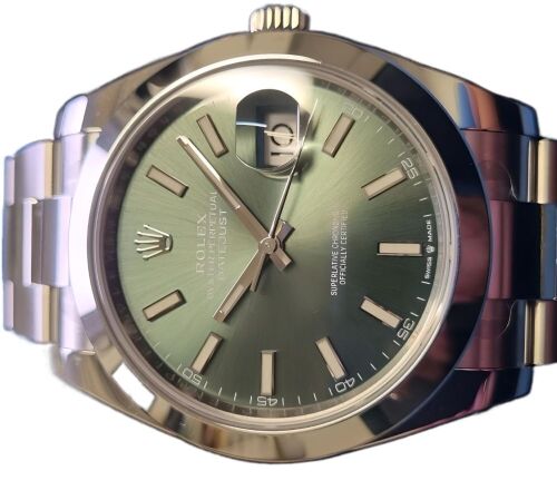 Rolex Datejust Mint Green Dial 41mm -2023