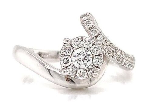 "Poise" 18 ct White Gold Multi Diamond Ring