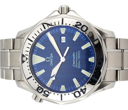 Omega Electric Blue Seamaster Diver 300m 41mm - 2002