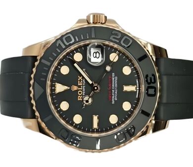 Rolex Yacht-Master 37mm 18K Rose Gold Oysterflex