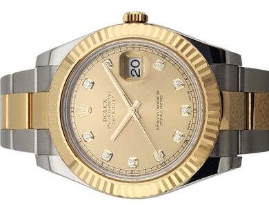 Rolex Datejust 2 Two Tone Diamond Dial 41mm - 2014