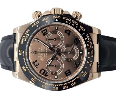 Rolex Daytona 18K Rose Gold Chocolate Dial 40mm