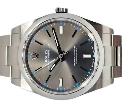 Rolex Oyster Perpetual 39mm Rhodium Dial - 2016