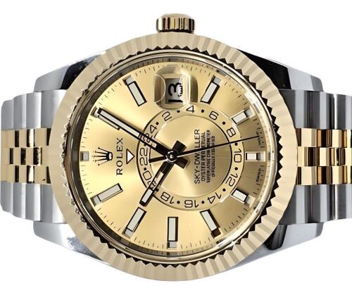 Rolex Sky-Dweller Champagne Dial Jubilee 42mm - 2021