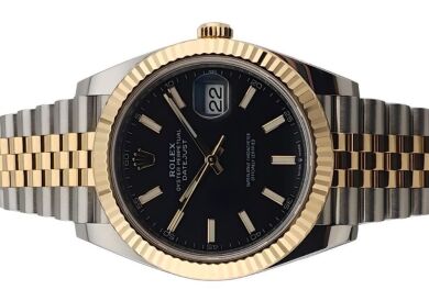 Rolex Datejust Two Tone Black Dial Jubilee 41mm - 2021