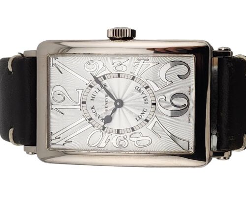 Franck Muller Long Island 18k White Gold 30 x 52mm