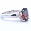 "Retailer Liquidation Brand New" 18ct White Gold, Sunstone and Diamond Ring - 2