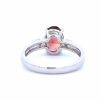 "Retailer Liquidation Brand New" 18ct White Gold, Sunstone and Diamond Ring - 3